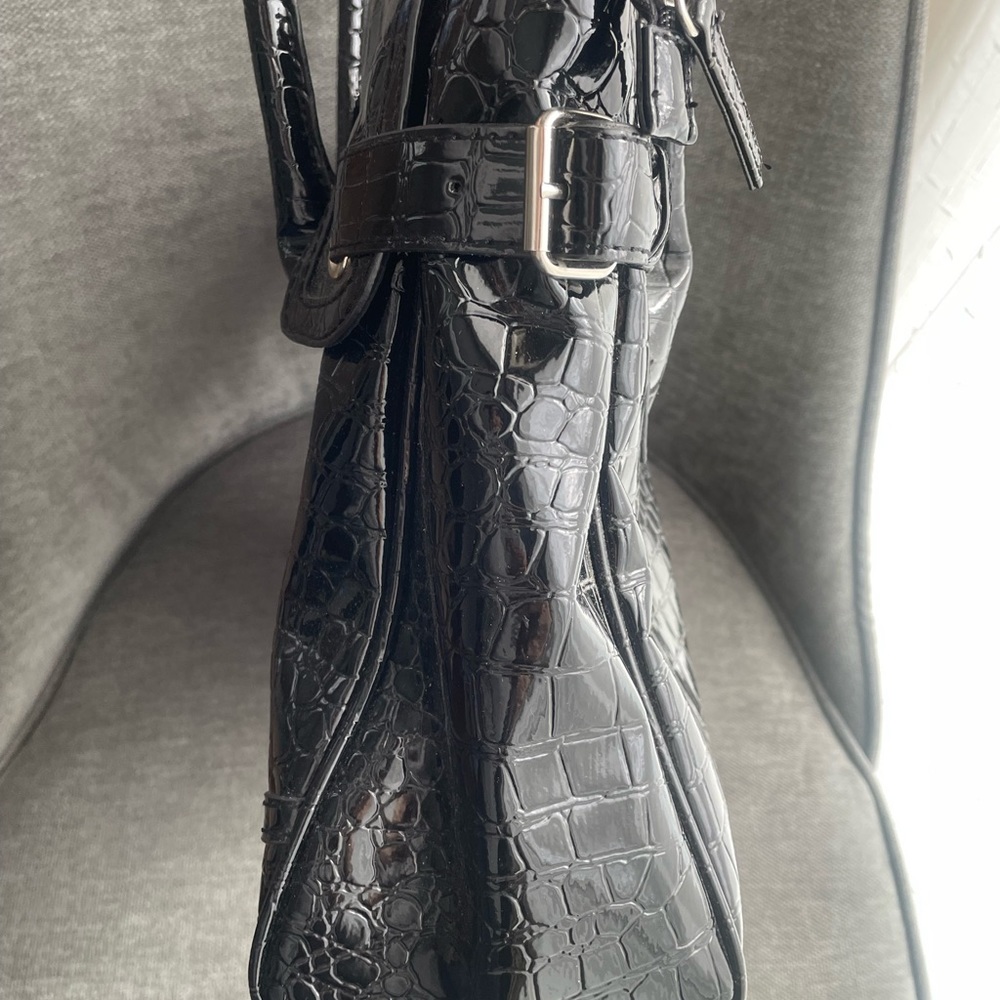 Ny & C Black Zipper Work Tote Laptop File 13.5” L… - image 2